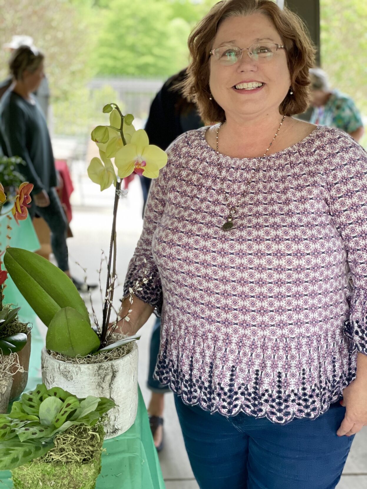 Laura McDonald with Willow Gate Gardens is all smiles.
